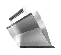 Angoily Llana de Acero Inoxidable para Acabado de Paredes Paleta de Albañil para Hormigón y Paneles de Yeso Herramienta Manual Ergonómica para Enlucir y Alisar Superficies Interiores