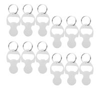 Angoily Llaveros Ficha para Carrito Compra Abrebotellas Portátil de Aleación de Zinc Pack de 12 Unidades Colgante Práctico para Retirar Carritos Accesorio Multifuncional para Uso