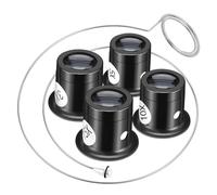 Angoily Lupa Clip para Ojos Lupa para Joyería para Manualidades Manos Libres para Reparación de Relojes y Trabajos de Joyería Color Aleatorio