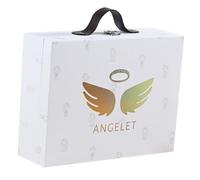 Angoily Maleta de Cartón Portátil para Ropa de Ñiño Pequeña, Caja Organizadora Multiusos para Recién Nacido, Estuche Obsequio Infantil para Almacenar Ropa y Accesorios, Diseño Compacto