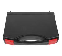 Angoily Maletín de plástico pequeño rígido para herramientas, maletín de almacenamiento portátil para herramientas, resistente al agua, funda protectora para cámara, organizador de archivos, color