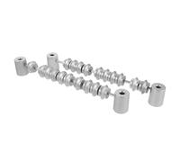 Angoily Marcador de Fútbol de Mesa Plástico Electrochapado, Unidad de Puntuación Cuentas 2 Piezas, Contador Preciso para Futbolín y Billar, Accesorio Compacto para Sala de Juegos