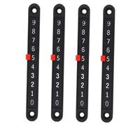 Angoily Marcador de Puntuación para Futbolín de Plástico Resistente, 4 Piezas para Mesa de Futbolín Infantil, Accesorios para Juegos en Grupo y Reuniones Familiares