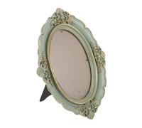 Angoily Marco Ovalado Decorativo de Resina Estilo Europeo con Acabado Bronce Vintage Marco Rústico para Fotos con Diseño Colgante para Exhibición Mesa para Decoración del Hogar y Recuerdos