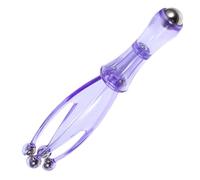 Angoily Masajeador de Rodillos para Dedos Portátil Color Morado, Herramienta de Masaje Manual para Manos y Dedos, Dispositivo para Aliviar Tensión y Mejorar Circulación