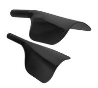 Angoily Mascarilla Protectora para Peluquería 2 Piezas, de Laca Cabello Negro Mango, Protector para Corte y Teñido, Uso Profesional y Personal, Fácil Limpieza