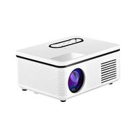 Angoily Miniproyector Portátil USB Reproductor Multimedia Hogar Proyector LED para Salones Proyector Mini Enchufe UE