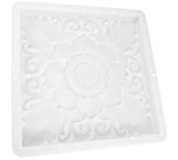 Angoily Molde de Ladrillo de Cemento 40x40x3 Cm para Pavimento de Jardín Estilo Chino, Molde Plástico Reutilizable para Baldosas de Patio y Pavimentación Exterior DIY