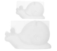 Angoily Molde de Silicona para Figuras de Caracol 2 Piezas, Reutilizable, Lavable, para Manualidades y Bricolaje DIY