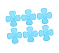 Angoily Molde de Silicona para Púas de Guitarra Azul 6 Piezas Molde de Resina Antiadherente para Manualidades de Bricolaje para Musicales