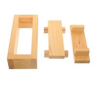 Angoily Molde de Sushi de Madera Blanca para Elaboración Casera de Rollos de Arroz, Prensa Compacta y Ligera para Sushi Diy, Herramienta Práctica para Cocina Japonesa y Restaurante