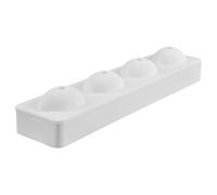 Angoily Molde para Hornear Reutilizable de Silicona 4 Cavidades Molde para Pasteles Tipo Mousse Limón para Repostería Casera Flexible y Fácil de Desmoldar Adecuado para Postres y Dulces