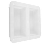 Angoily Molde Rectangular para Ladrillos de Cemento 20x10x6,2 Cm, Molde de Plástico Duradero para Pavimentos Exteriores y Caminos de Jardín, Moldura de Ladrillo para Construcción