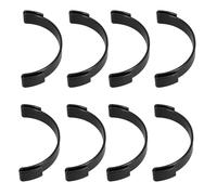 Angoily Moldeador de ala para Sombreros de Plástico Negro Kit de 8 Piezas para Doblado de ala de Gorra de Béisbol y Sombrero de Sol Herramienta Portátil para Moldear