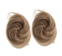 Angoily Moño Falso Pinzas 2 Piezas para Mujer Extensión de Moño Sintético Natural Mini Recogido Clip Fuerte para Uso Diario Bodas y Fiestas Accesorio Versátil para Peinados Rápidos
