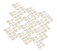 Angoily Números de Madera Natural 100 Piezas 30 MM para DIY Reloj Digital y Decoración Artesanal Números Árabes sin Pintar para Proyectos Creativos y Arte de Pared