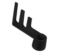 Angoily Paleta Amasadora de Acero Inoxidable para Máquina de Pan Repuesto Negro 66X42X175 MM Accesorio para Hornear y Hacer Pan Casa Reutilizable