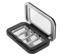 Angoily Paleta Vacía para Colorete y Sombras de Ojos Caja Imantada, Material Plástico y Hierro, Diseño Sencillo y Fácil de Transportar para Uso DIY y Viaje