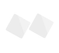 Angoily Panel de Espejo Acrílico Reflectante para Fotografía 2 Piezas 20X20 CM Color Blanco Accesorio para Fondo de Joyería y Maquillaje Doble Cara para Sesiones Fotográficas