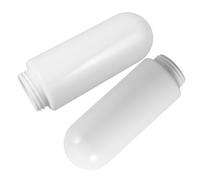 Angoily Pantallas de Lámpara Acrílicas Blancas para Exterior, 2 Unidades, Pantalla Esférica Resistente al Agua Rosca de 7.5 Cm, para Jardín, Patio y Porche, Cubierta de Luz Decorativa