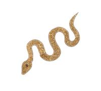 Angoily Parche de Serpiente Dorado para Ropa Diseño Ligero y Termoadhesivo Adecuado para Jeans y Cuero en Adorno de Prendas