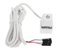Angoily PC Accesorio De Computadora Botón De Computadora Cable De Extensión Accesorios De Cable De Extensión Adaptador De Cobre HDD Botón Percha Botón De Encendido Botón El Cable