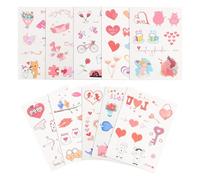 Angoily Pegatinas de Tatuajes Temporales Realistas para Mujeres 10 Láminas Impermeables y Ecológicas Calcomanías Corporales para Brazos Espalda y Pecho Ideales para Fiestas y Uso