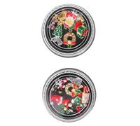 Angoily Pegatinas Decorativas para Uñas Adornos Navideños Gemas de Imitación para Manicura Accesorios DIY para Uñas para Decorar Fiestas de Navidad