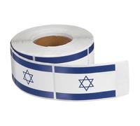 Angoily Pegatinas Viaje de Bandera de Israel, Adhesivo para Mochilas y Botellas, Aplicación Fácil, Duradera Residuos para Mostrar Patriotismo