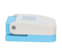 Angoily Perforadora de Papel Compacta y Portátil con Diseño de Sello Postal Material Plástico y Hierro para Proyectos de y Creación de Marcapáginas para Manualidades