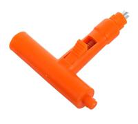 Angoily Perforadora de Riego por Goteo Punzón Plano para Mangueras Pe, Herramienta Manual de Perforación para Jardinería y Agricultura, Accesorio Resistente para Tuberías de Agua, 1 Pieza