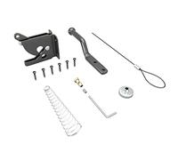 Angoily Pestillo Para Portón De Alta Resistencia y Cable De Tracción Cerradura De Seguridad Para Puertas Metálicas Madera Instalación Fácil Incluye Accesorios Adecuado Para Jardines y Garajes