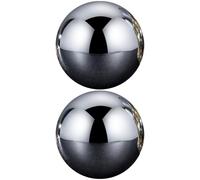 Angoily Piedras de Hielo de Acero Inoxidable 304, Bola Redonda de 38 Mm, Set de 2 Cubitos Metálicos Reutilizables para Vino, Whisky y Bebidas en Hogar, Accesorio Práctico y Duradero