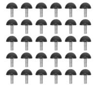 Angoily Pies Niveladores Ajustables Roscados M6 X 15 MM para Muebles Patas Antideslizantes Almohadillas 200 Unidades para Sillas Mesas y Estanterías Nivelación Flexible y Protección