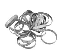 Angoily Piezas 2025 pulsera de graduacion Graduation muñequeras para eventos alto pulseras de graduación de silicona pulsera de silicona portátil gel de sílice Silver