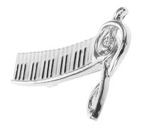 Angoily Pin Pequeño de Aleación de Zinc en Forma de Nota Musical de Piano para Mujer, Accesorio de Ropa Elegante y Compacto Que Añade Estilo Único