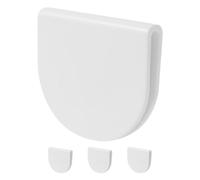 Angoily Pinzas Adhesivas para Cortina de Ducha 4 Unidades Clips Autoadhesivos sin Perforación Abrazaderas Resistentes para Cortinas de Baño y Protector contra Salpicaduras