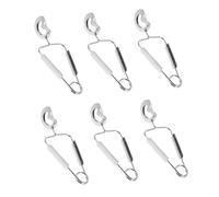 Angoily Pinzas para Caracoles de Acero Inoxidable Resorte Juego de 6 Unidades Pinzas Pequeñas para Mariscos y Utensilios de Mesa Ideales para Restaurantes y Buffet