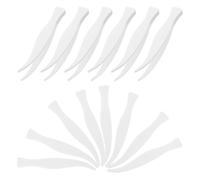 Angoily Pinzas para Mascarillas Faciales de Plástico Mini Pinzas Portátiles 100 Unidades Aplicador Curvo para Cuidado Facial Casa y Viaje
