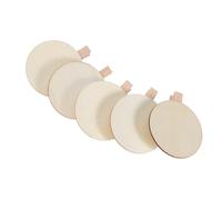 Angoily Pinzas Pequeñas de Madera Redondas para Notas y Fotos 50 Unidades Mini Clips para Manualidades Tarjetas de Boda y Decoración de Eventos Porta Etiquetas para Tableros y Regalos