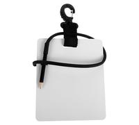 Angoily Pizarra Blanca Subacuática Ligera para Buceo con Clip Giratorio, Superficie Plana para Escritura Cómoda, Dispositivo de Escritura para Comunicación Agua, Cuaderno Resistente