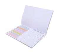 Angoily Planificador de Comidas Semanal con Estructura Clara Magnético para Nevera y Papel Resistente, Organizador Familiar para Lista de Compras y Menú Semanal