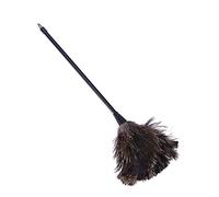 Angoily Plumero de Plumas de Avestruz de Plástico de Mango Largo Plumero Suave Plumero de Coche Limpiador Interior Exterior para Persianas Teclado de Cocina Oficina