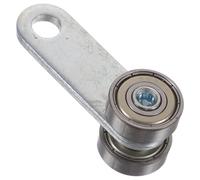 Angoily Polea para Puerta Corrediza C30 Doble Rodamiento de Acero Galvanizado, Orificio para Tornillo de 8 Mm, Capacidad de Carga 50 Kg, Carro Deslizante para Canal de Puntal, Repuesto