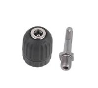 Angoily Portapuntas Mandril De Prensa De Taladro Accesorios Para Taladradora Adaptador De Taladro Abrazadera Autoblocante Varilla De Extensión Llave Perforar Brocas