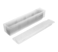 Angoily Protector de Manecillas de Reloj de Pared, Caja Protectora de Pvc Transparente 26,5x3,3x2 Cm, Cubierta de Seguridad para Manecillas, 20 Piezas, Accesorio Versátil