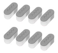 Angoily Protectores Autoadhesivos para Asiento de Inodoro 8 Piezas Amortiguadores de Tapa Elípticos Estándar Compatibles con Bidé Reducción de Ruido para Baño y Hotel