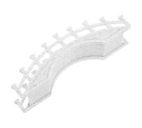 Angoily Puente Miniatura Pequeño De Plástico, Diseño Tradicional Chino, Adorno De Hada Miniatura para Decoración De Micro Jardines, Casas De Muñecas y Paisajismo Interiores y Exteriores