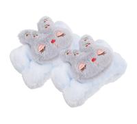 Angoily Pulseras Lavado Facial Absorbentes de Agua de Coral Fleece, Cómodas Diseño Dulce, Ideales para Hacer Tareas y Yoga, para Mujeres y Niñas