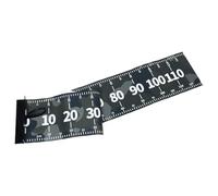 Angoily Regla para Medir Peces de PVC Flexible 120x20 Cm, Cinta Métrica de Pesca Marina Portátil para Uso Exterior y Embarcaciones, Herramienta Medidora para Pescadores